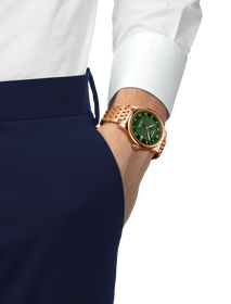 Simulation of the watch Tissot Le Locle 39.3mm on a wrist