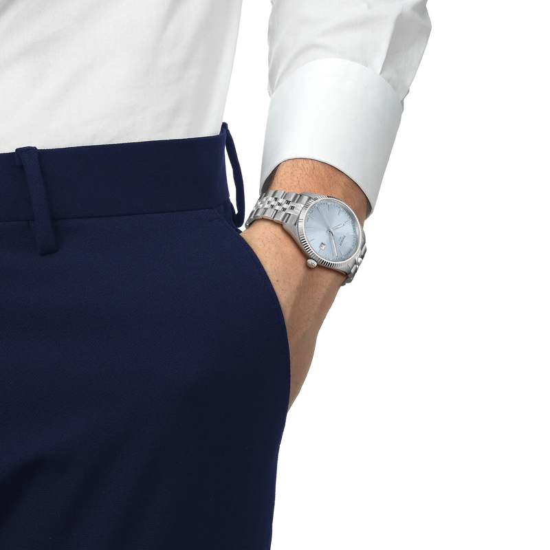 Simulation of the watch Tissot Ballade 40mm on a wrist