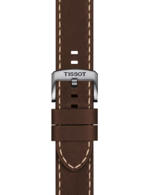 TISSOT ブラウン レザー ストラップ 22mmのズーム