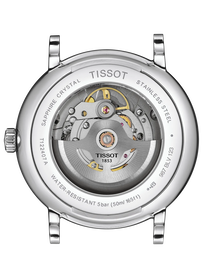 Back view of the watch case Tissot Carson Premium 40mm