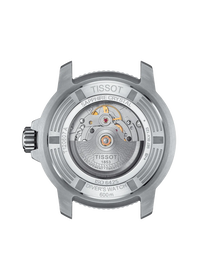 Vue arri&egrave;re du bo&icirc;tier de la montre Tissot Seastar 2000 46mm