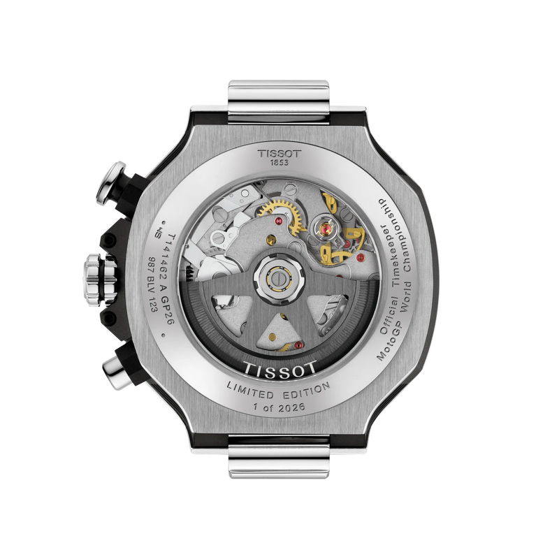 ウォッチケースのバックサイドTISSOT T-レース MotoGP 2026 45mm