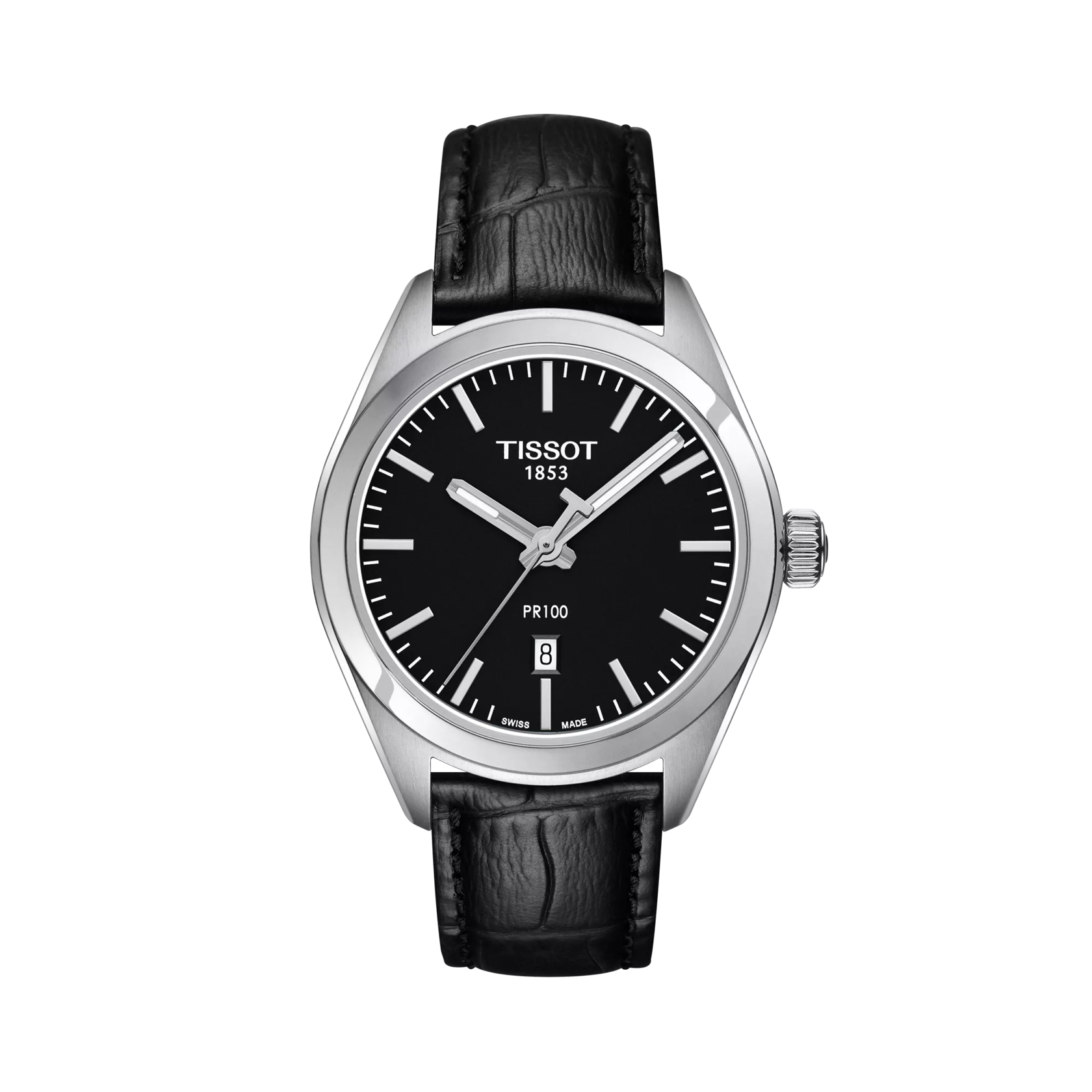 Front view of the watch Tissot PR 100 Lady