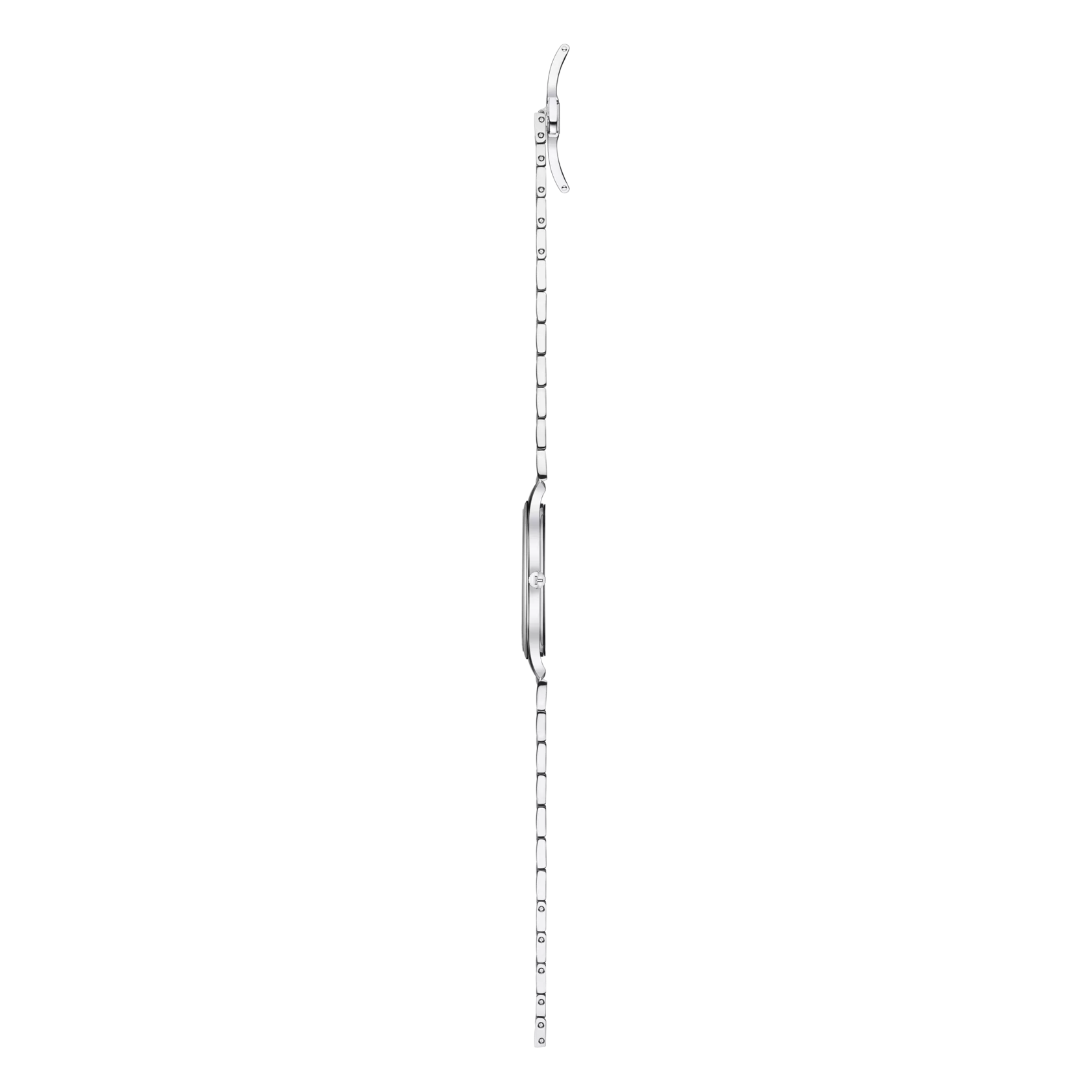 Profile view of the watch case Tissot Tradition 5.5