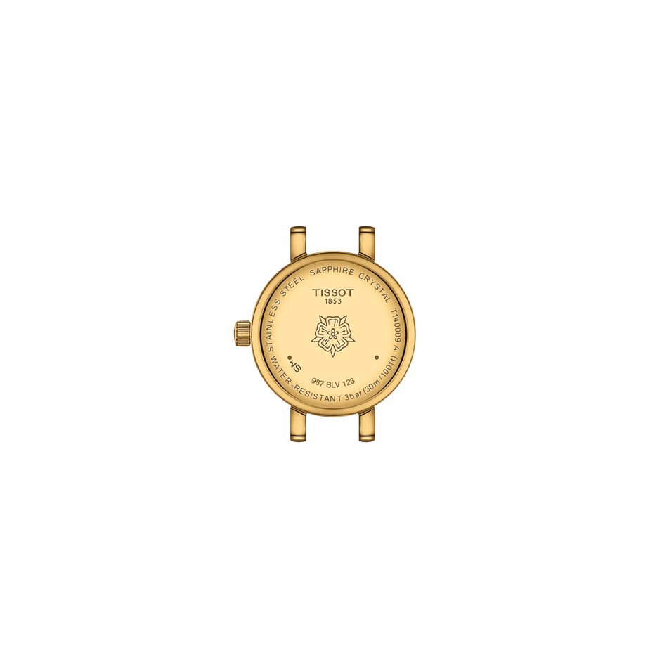 Rückansicht des Gehäuses der Uhr Tissot Lovely Round 19.5mm