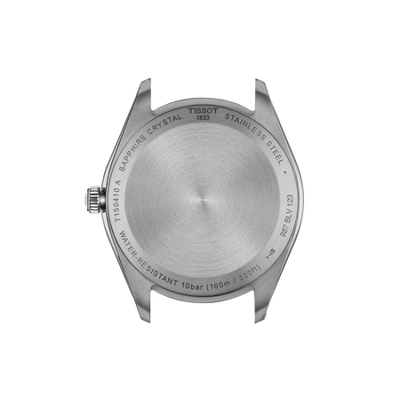 Back view of the watch case Tissot PR 100 40mm