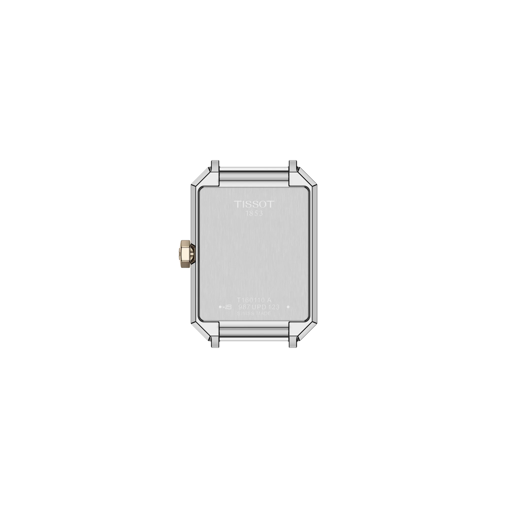 Back view of the watch case Tissot SRV 30mm