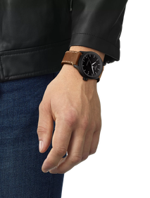 Simulación del reloj Tissot Gent XL Swissmatic en la muñeca