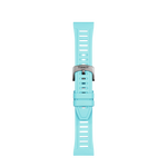 Front view of Silikonowy jasnoniebieski pasek Tissot w rozmiarze XS - 21 mm
