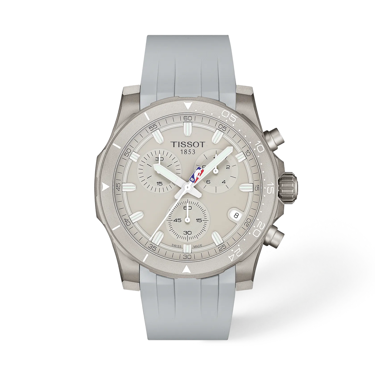 Мужские часы Tissot Supersport NBA 2026 42mm, цвет: Серый
