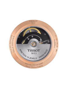 Back view of the watch case Tissot T-Race Swissmatic