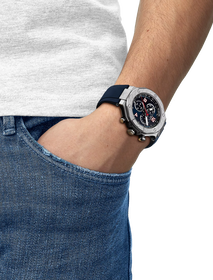 Simulation of the watch Tissot T-Race MotoGP™ Chronograph 2024 Limited Edition on a wrist