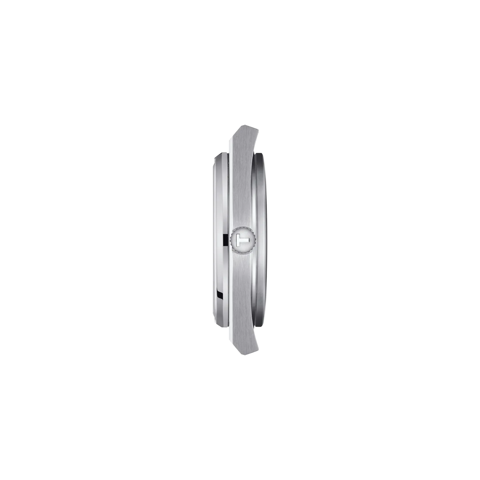 Profile view of the watch case Tissot PRX 40mm