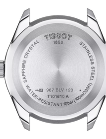 Back view of the watch case Tissot PR 100 Sport Gent