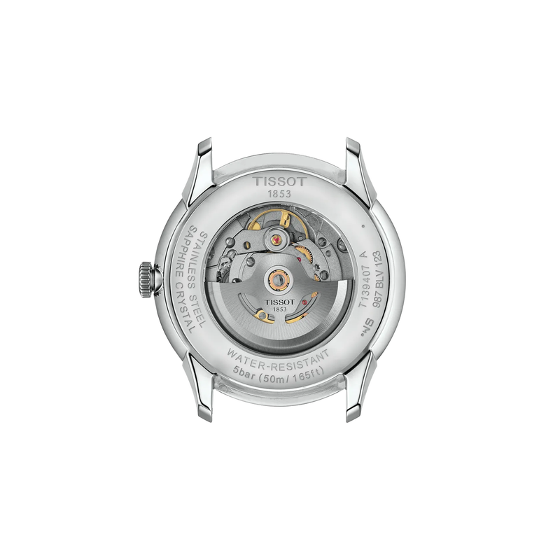 Back view of the watch case 天梭杜魯爾系列42mm