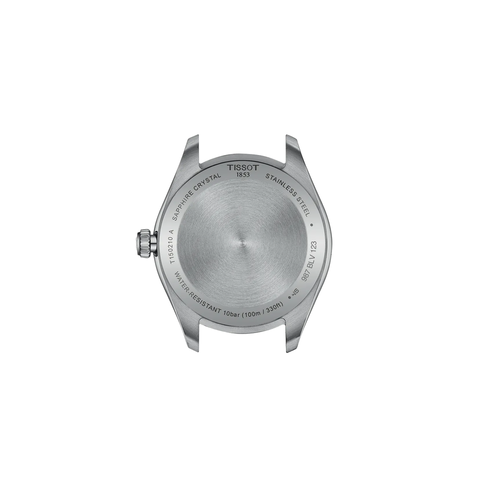 Back view of the watch case Tissot PR 100 34mm