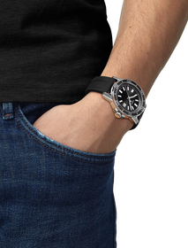 Simulación del reloj Tissot Supersport Gent en la muñeca