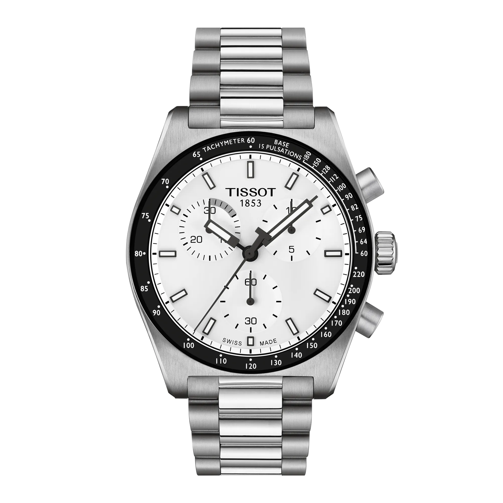 Vista frontale orologio Tissot PR516 40mm