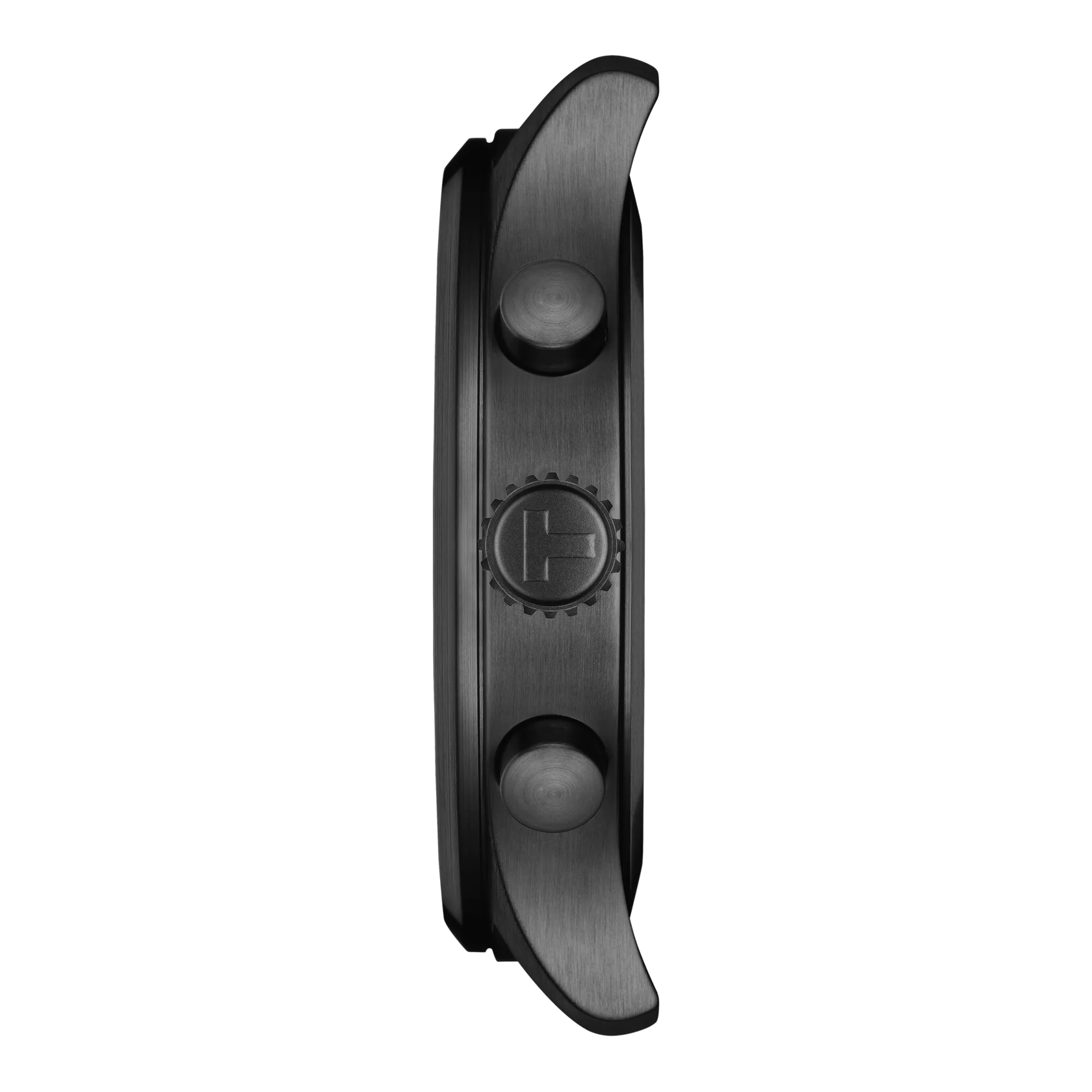 Profile view of the watch case Tissot Chrono XL Special Edition Roglic