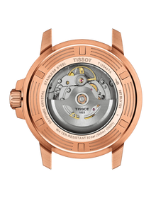 Back view of the watch case Tissot Seastar 1000 Powermatic 80