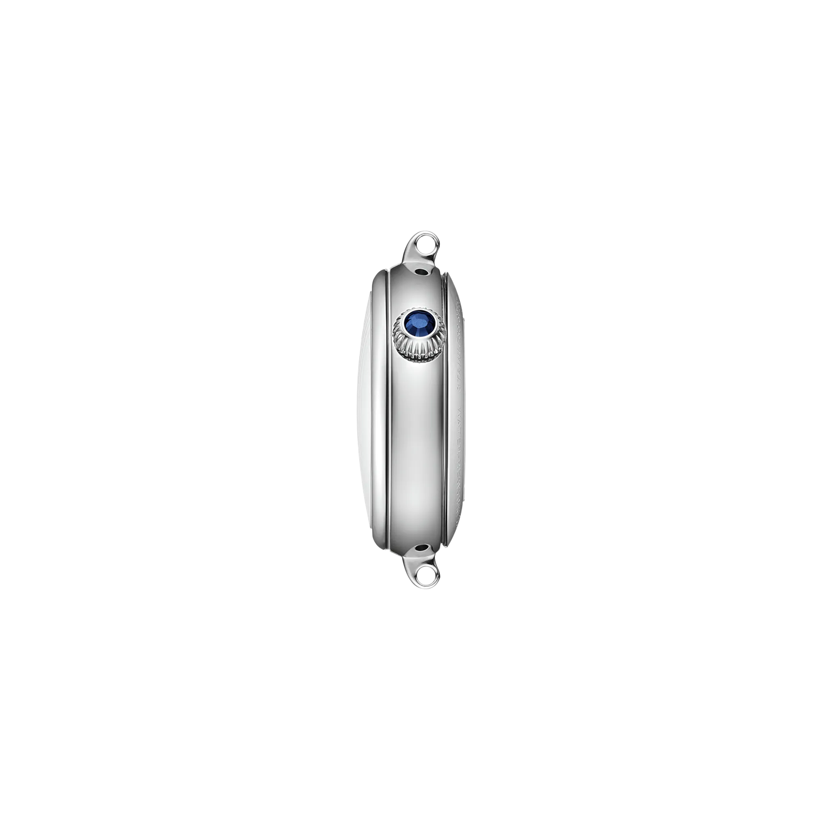 Profile view of the watch case Tissot D&eacute;sir 28mm