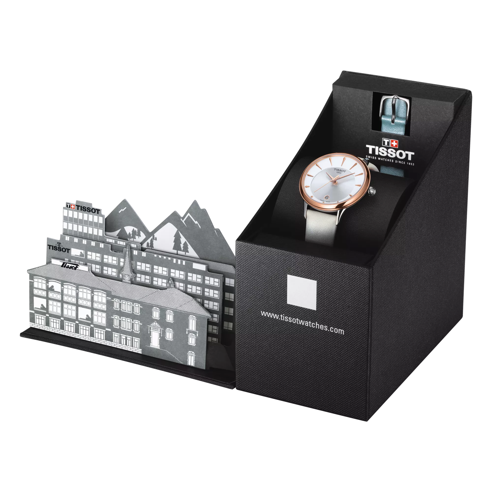 Presentation box of the watch Tissot Odaci-T