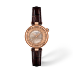 Front view of the watch Tissot D&eacute;sir 28mm with shadow