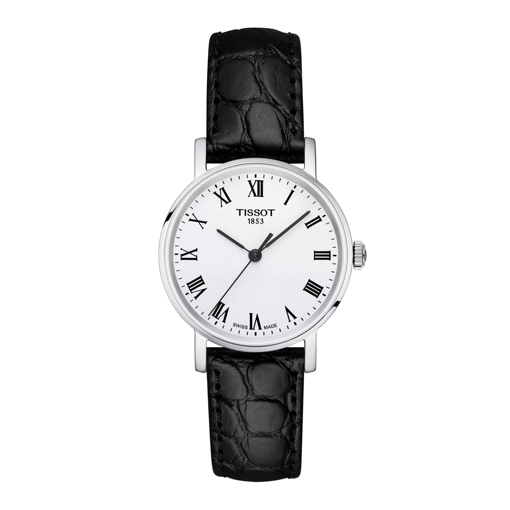 Front view of the watch Tissot Everytime 30mm