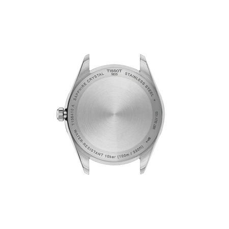 มุมมองด้านหลังของตัวเรือนนาฬิกา Tissot Ballade 40mm