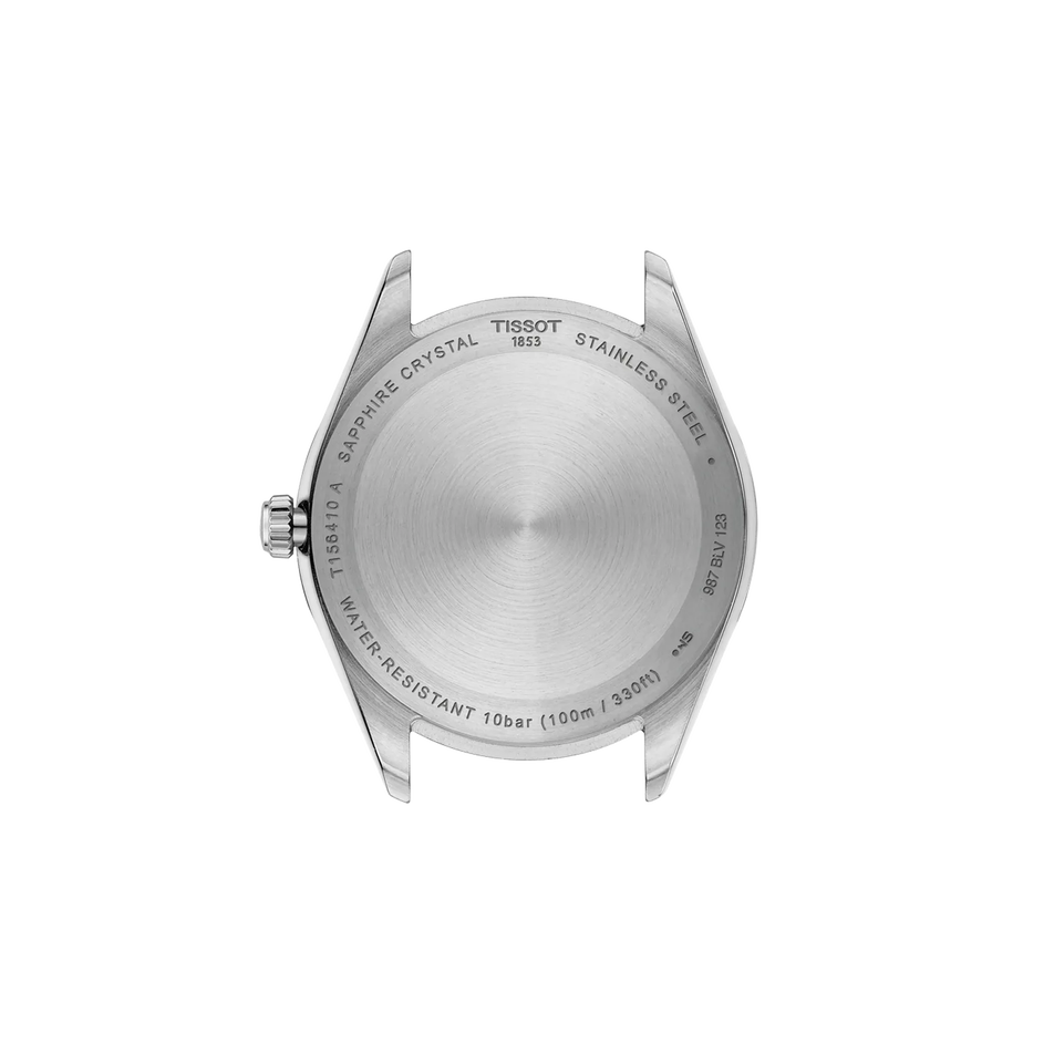 Back view of the watch case Tissot Ballade 40mm