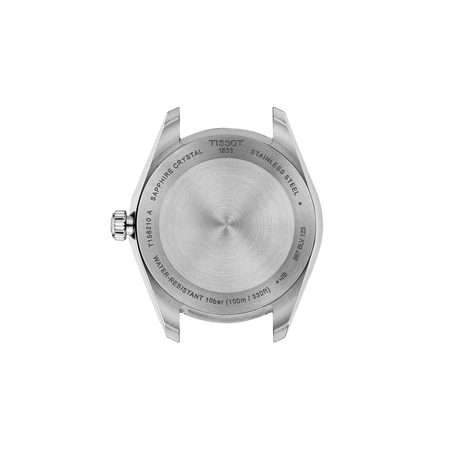 Back view of the watch case Tissot Ballade 34mm