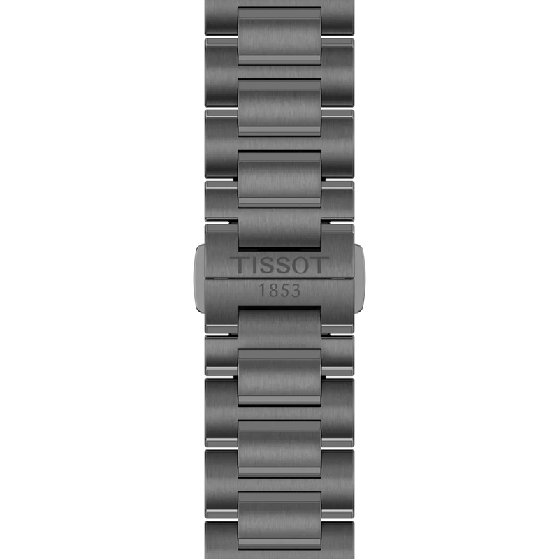 Zoom sur le bracelet de la montre Tissot PRC 100 Solar 39mm