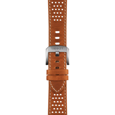 ซูมเข้า Tissot Official Light Brown Leather Strap Lugs 20 mm