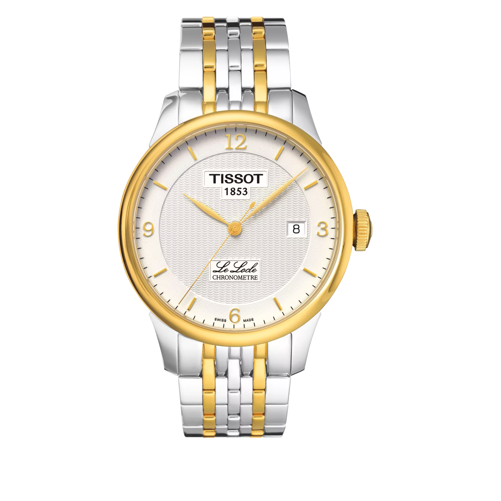 Front view of the watch Tissot Le Locle Automatic COSC