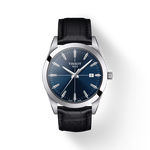 Front view of the watch Tissot Gentleman with shadow