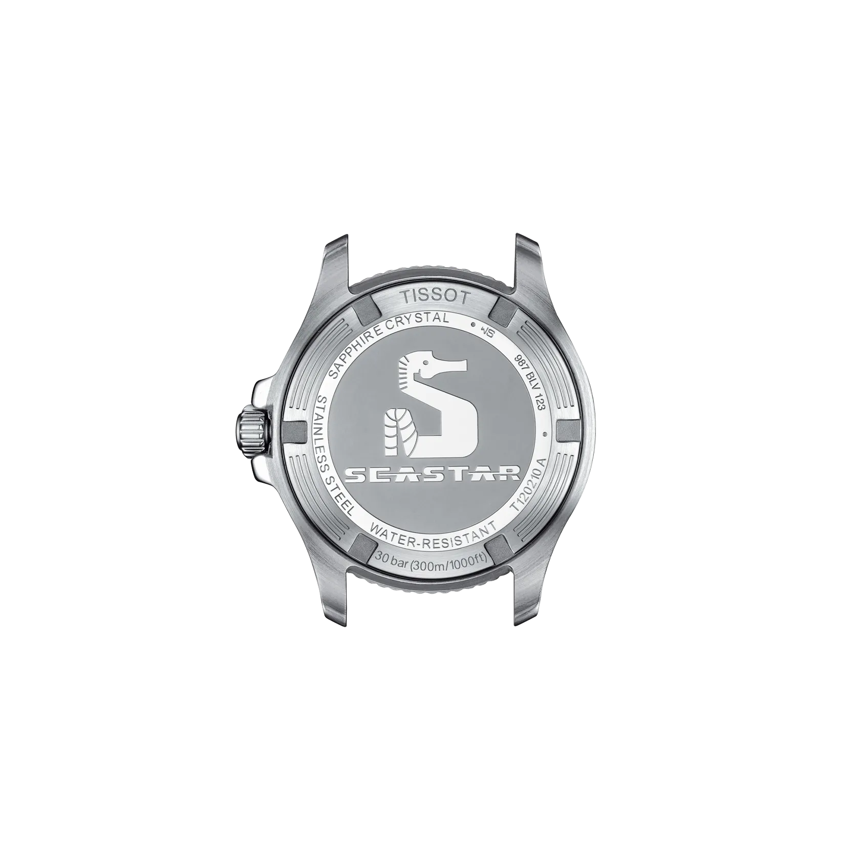 시계 케이스 뒷면 보기 티쏘 씨스타 1000 36mm