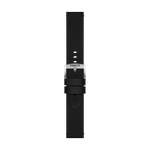 Vista frontal de Correa oficial Tissot sint&eacute;tica negra 22 mm