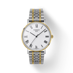 Front view of the watch Tissot Everytime 38mm with shadow