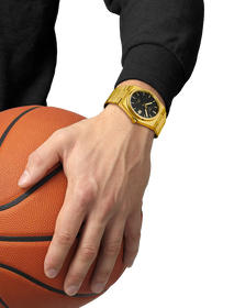 Simulation of the watch Tissot PRX Damian Lillard Special Edition 40mm on a wrist