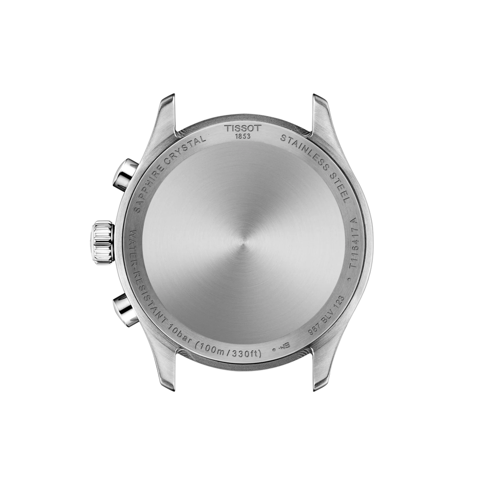 Rückansicht des Gehäuses der Uhr Tissot Chrono L 42mm