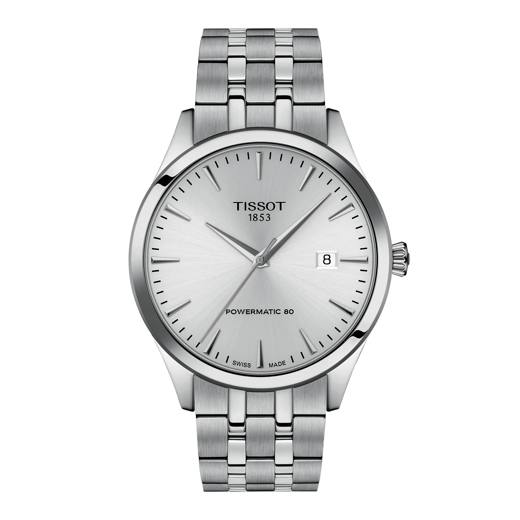 Front view of the watch Tissot Classic Dream 40mm