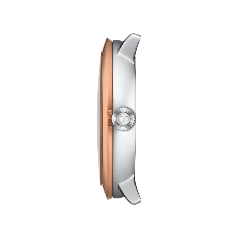 시계 케이스 프로필 보기 티쏘 글렌도라 18K 골드