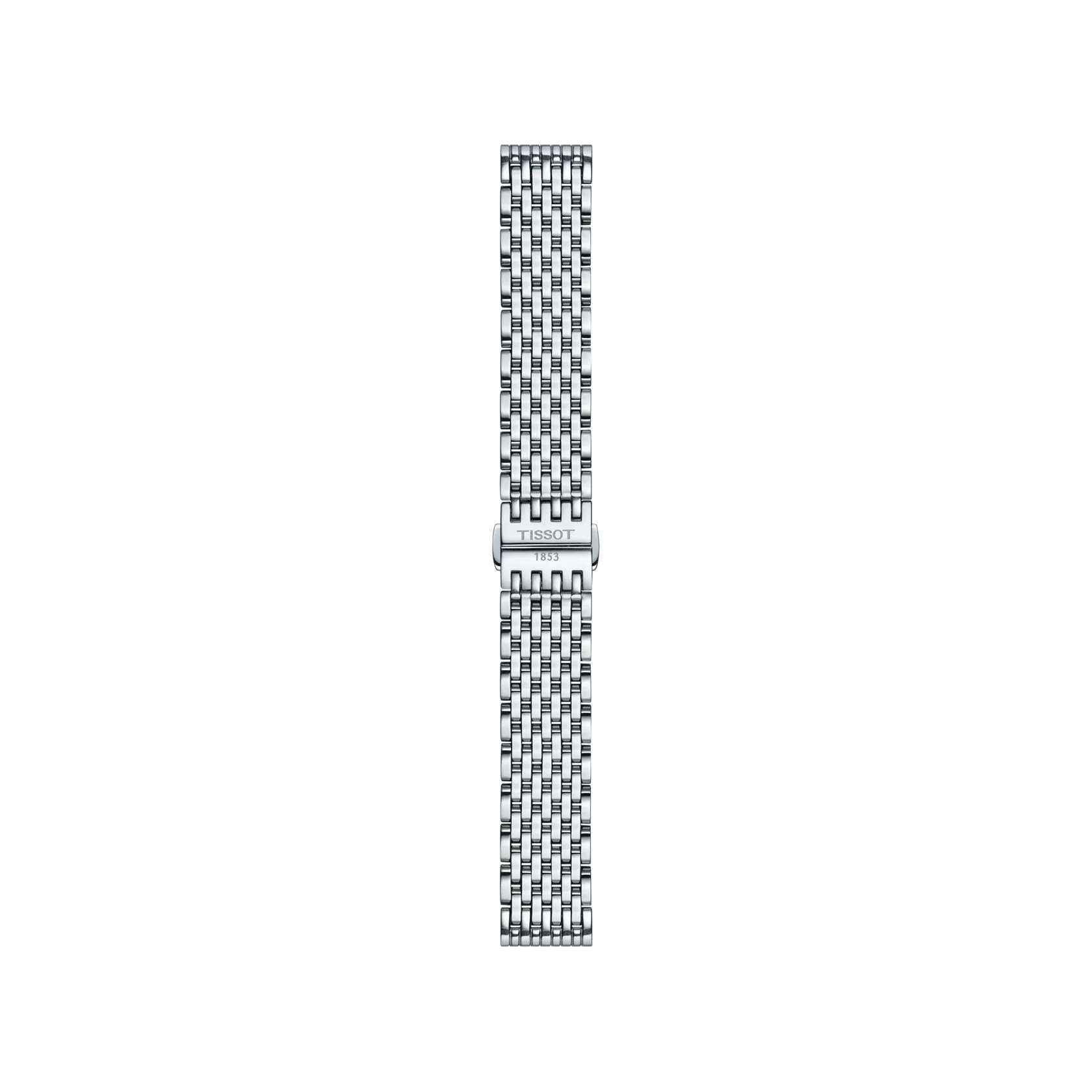 Front view of Tissot Official Stainless Steel Bracelet Lugs 16 mm
