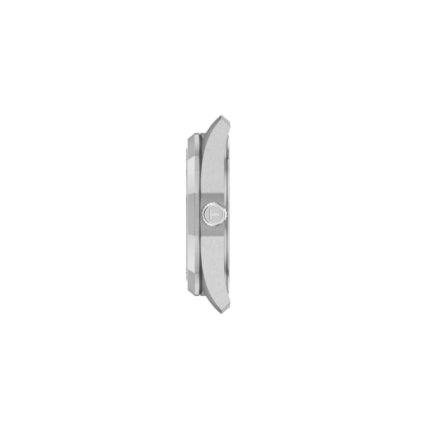 Profile view of the watch case Tissot PRC 100 Solar 34mm