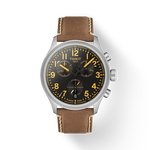 Front view of the watch Tissot Chrono L 42mm with shadow