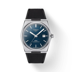 Front view of the watch Tissot PRX 40mm with shadow