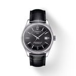 Front view of the watch Tissot Ballade Powermatic 80 COSC with shadow