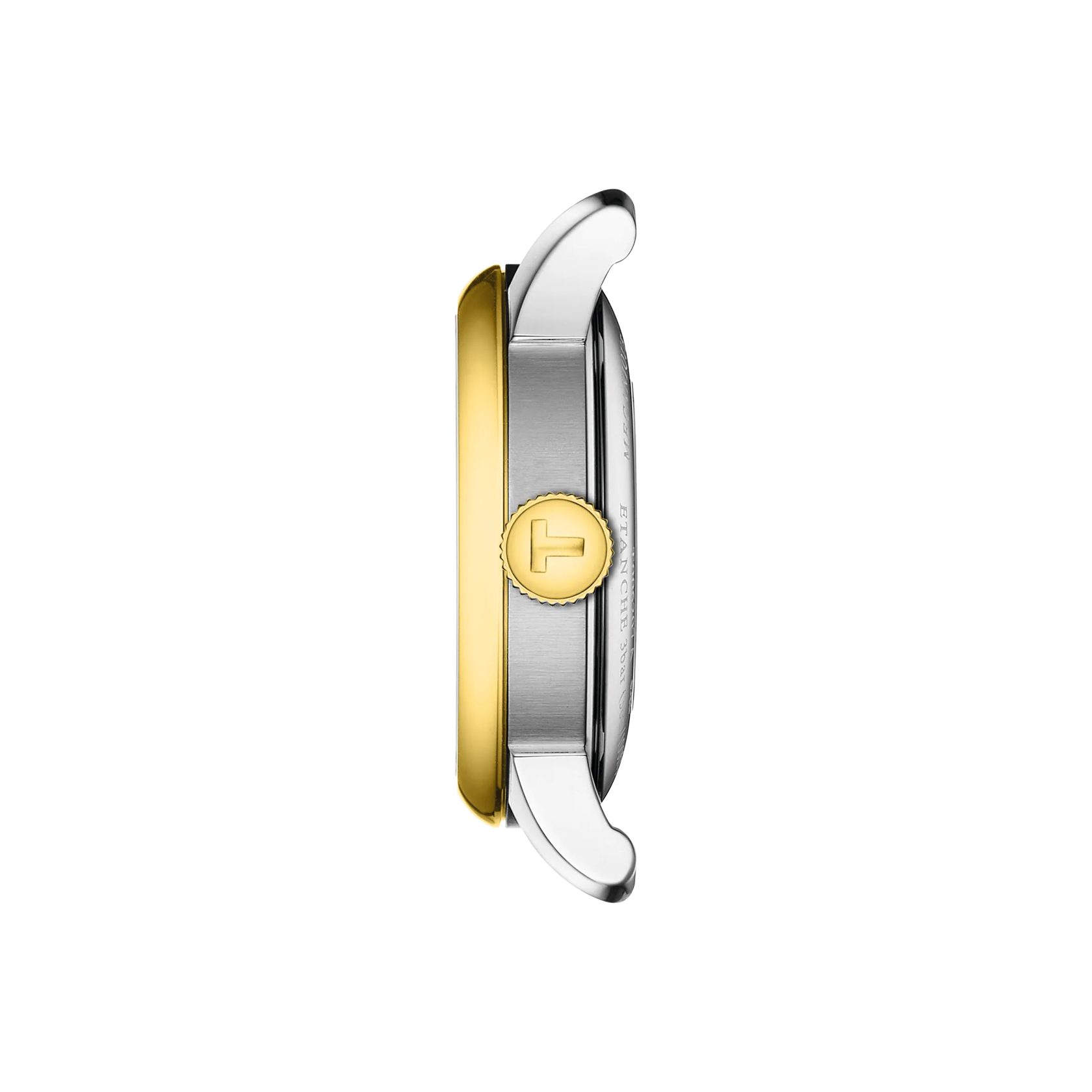 Profile view of the watch case Tissot Le Locle 29mm