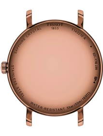 Vista posterior de la caja del reloj Tissot Everytime 34mm