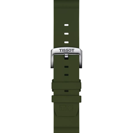 확대 티쏘 정품 카키 실리콘 스트랩 러그 22 mm